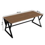 Riyan Luxiwood® Daffodil Computer Table in Engineered Wood with Flat Surface, Multi-Usage Laptop Desk & Home Office, Desk Sturdy Gaming Table (Beige) (1 Years Warranty) - Image 3