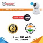 Trueview 5MP Smart CCTV Wi-fi Home Security Camera with Pan Tilt 360° View, 2 Way Talk, Cloud Monitor, Motion Detect, Supports SD Card Up to 256 GB, Night Vision (5MP-Robot) - Image 3