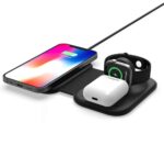 iCreator 3in1 Slim Foldable 15W Wireless Charger - Black | Lightweight & Supports Fast Charging | Compatible with Apple Iphone, Iwatch Series 7 6 5 4 3 2 Se And Airpod Pro | Wireless Desk Charger - Image 3