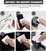 Meyaar Screen Keyboard Imprint Protection Microfiber Liner and Cleaning Cloth, Compatible with MacBook Pro 14", 13" and MacBook Air 13 inch & 15 inch laptops (Pack of 1, for 13"/14"/15" MacBook) - Image 4