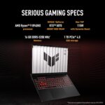 ASUS TUF A16,AMD Ryzen 9 8940HX, Gaming Laptop(RTX 5070-8GB/115W TGP/16GB/1TB /2.5K QHD+/16"/165Hz/90WHrs/Windows 11/M365 Basic (1Year)*/Office Home 2024/Jaeger Gray/2.2 Kg) FA608PP-QT014WS - Image 4