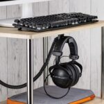 Brainwavz BigJ Headphone Stand (2 Pack) Under Desk Hanger for Headphones, Gaming Headsets, Mobiles Accessories, Stick On, No Screws, Black - Image 3