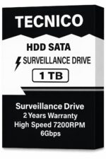 TECNICO Black 1TB 3.5” SATA HDD 1 TB All in One PC's, Network Attached Storage, Surveillance Systems, Servers Silver SATA Internal Hard Disk Drive (HDD) High-Speed | Durable | CCTV & Desktop Ready - Image 4