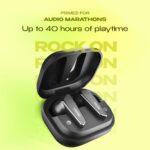 Noise Buds N1 Truly Wireless Earbuds with Chrome Finish, 40H of Playtime, Quad Mic with ENC, Ultra Low Latency Gaming (Up to 40 Ms), Instacharge(10 Min=120 Min), Bluetooth V5.3(Carbon Black) - Image 4