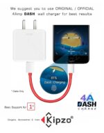 Red Type C to USB Mini Short for One-plus Small Type C Cable, Dash Warp Charge Power Bank Fast Charging Cable 30 cm 4a Fast Charging with Wall Charger only - Image 3