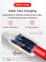 Red Type C to USB Mini Short for One-plus Small Type C Cable, Dash Warp Charge Power Bank Fast Charging Cable 30 cm 4a Fast Charging with Wall Charger only - Image 6