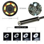 Endoscope Camera with Light - IP67 Waterproof Borescope with 6 LED Lights 16.4ft Semi-Rigid Cable, 2.0 Megapixels HD Snake Camera for iOS and Android Phones - Image 3