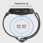 Spigen Lite Fit Pro Designed for Apple Watch Case Band for Apple Watch Series 9/8/7 45mm Durable TPU Case with Lightweight Fabric Band - Image 4