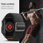 Spigen Lite Fit Pro Designed for Apple Watch Case Band for Apple Watch Series 9/8/7 45mm Durable TPU Case with Lightweight Fabric Band - Image 5