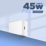 UNIGEN 45W Type-C Fast Charging Adapter with Type-C to Type-C Cable | Compatible with Samsung Galaxy S24/S24 Plus/S24 Ultra/S23/S22/Z Fold 3/4/5, iPhone 15/16/17, Tablets & Other USB-C Devices - Image 3