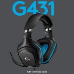 Logitech G431 with 7.1 Surround Sound, DTS X 2.0, 50 mm Audio Drivers, USB and 3.5 mm Jack, Flip-to-Mute Mic Wired Over Ear Headphones with Mic for PC - Black - Image 4