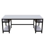 Riyan Luxiwood® Edward Computer Table in Engineering Wood for Home & Office, Simple Style Desk, Scratch Resistance Surface, Easy to Assemble. (White) - Image 4