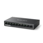 Mercusys MS110P 10-Port 10/100Mbps Desktop Switch with 8-Port PoE+ Network Hub|Works with IEEE 802.3af/at Compliant PDs|PoE Auto Recovery | Plug and Play| Durable Metal Casing - Image 3