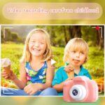 CADDLE & TOES Kids Camera for Girls or Boys Aged 4+ TO 14, Digital Camera with Video, HD Digital Camera Toys (Rose Pink With SDCard) - Image 3