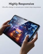 ESR 2 Pack Screen Guard for iPad 11th/10th Generation A16 (11/10.9 Inch, 2025/2022), 9H Tempered Glass Screen Protector with Alignment Frame, Anti-Scratch, Bubble Free, HD Clarity Film - Image 4