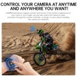 SJCAM SJ10 Digital PRO Dual Screen 4K/60fps Action Camera | 2.33''+1.3'' Dual Screen Gyro Stabilization 30M Waterproof with Waterproof Case High Definition Recording | 7-Layer Glass Lenses | Black - Image 4