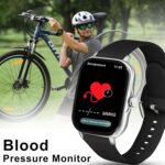 H06 Bluetooth Smartwatch for Men & Women | Fitness & Health Tracker with Heart Rate, Blood Oxygen & Sleep Monitor (Black) - Image 5