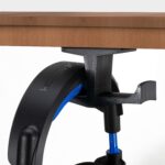 Brainwavz BigT Dual Headphone Stand, Under Desk Hanger for Headphones, Gaming Headsets, Mobiles Accessories, Stick On, No Screws, Black - Image 4