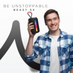 Intex Beast 5X Newly Launched Bluetooth Speaker | 360° Iconic Surround Sound | Rhythmic RGB LED Light | TWS Feature | Type-C Fast Charging | Upto 5 Hrs Playback | BT 5.4 for Party & Travel (Black) - Image 3