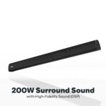 GOVO GoSurround 925 | 200W Sound bar, 2.1 Channel Home Theatre, 6.5" subwoofer, HDMI, Opt, AUX, USB & Bluetooth, 3 Equalizer Modes, Stylish Remote & LED Display (Black) - Image 3