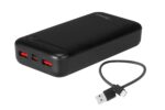 Nextech Hercules PDQC 22.5W Power Bank 20000mah Fast Charging | Triple Output (PD+2USB) & Dual Input (Type-C+Micro USB) | BIS Certified | Li-Polymer | Multi-Layer Protection | 20000 mah powerbank - Image 3
