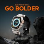 Spigen DuraPro Armor PU Strap Band for Apple Watch Ultra 3/2/1(49mm), Series 11/10(46mm), Series 9/8/7(45mm), SE3/SE2/SE/Series6/5/4(44mm), 3/2/1(42mm), Shock-Absorbing&Rugged Build - Black - Image 6