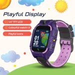GameSir Kids Smartwatch for Boys & Girls, Men & Women, Sim Card Support, Location Tracker/GPS System, Music Player, Camera, Video,Notification, Alarm, Waterproof, Calling Smart Watch (Purple) - Image 3