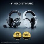 Razer BlackShark V3 Pro Wireless ANC Gaming Headset for PC: Full Band Mic - 50mm Drivers - 2.4 GHz, Bluetooth, USB, 3.5mm - Works with Mac, PS5, Nintendo Switch, Smartphone - 70 Hr Battery - Black - Image 3