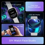 Boat Wave Sigma 3 w/Turn-by-Turn Navigation, 2.01" HD Display, Bluetooth Calling, Crest+ OS, QR Tray, Watch Face Studio, Coins, Emergency SOS Smart Watch for Men & Women(Cool Grey) - Image 3