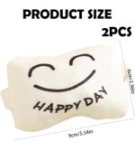 2 PCS Wrist Support for Mouse, Mouse Hand Rest, Ergonomic Cushion for Office and Gaming, Portable Wrist Pad for Computer Users, Travel-Friendly Design with Cute Smile Pattern - Image 3
