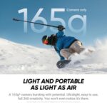 Insta360 X4 Air - Lightweight 165g 8K 360 Camera, Invisible Selfie Stick Effect, Replaceable Lenses, Shoot First & Frame Later, Built-in Wind Guard, FlowState Stabilization, AI-Powered App - Image 5