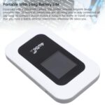 Zunate 300Mbps 4G Mobile WiFi Hotspot Device with SIM Slot, Pocket Wireless Router for Travel, Camping, USB C Rechargeable, Connects a Maximum of 10 Devices - Image 5