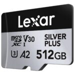 Lexar 512GB Professional Silver Plus microSDXC Memory Card w/SD Adapter, UHS-I, C10, U3, V30, Full-HD & 4K Video, Up to 205/150 MB/s Read/Write, for Videographers, Gamers - Image 5