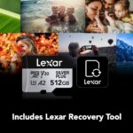 Lexar 512GB Professional Silver Plus microSDXC Memory Card w/SD Adapter, UHS-I, C10, U3, V30, Full-HD & 4K Video, Up to 205/150 MB/s Read/Write, for Videographers, Gamers - Image 6