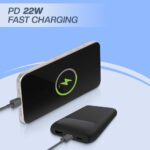 UNIGEN® Unipower 300 Mag-Safe Power Bank [Made in India] 10000mAh 15W Wireless/22W Wired Fast Charging, USB Type C Compatible with iPhone 17/16/15/14/13/12/Pro/Pro Max-Black - Image 4