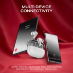 Boat Airdopes Prime 701 ANC (2025 Launch),46dB Hybrid ANC, 50Hr Battery, Real Spatial Audio,Multidevice Connect,App Support, Bluetooth Earbuds, TWS Ear Buds Wireless Earphones with mic (Zinc White) - Image 6