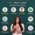 sekyo 'Neo AI' 4G Smart Watch for Kids with AI Learning, Whatsapp, Video Calling, GPS Tracker, Activity Tracker, Habit Coach, 8GB | Edu-Games, Step Counter, Camera, SOS, 4G/5G Sim Card |Parental App - Image 3