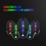 Ant Esports KM500W Gaming Keyboard and Mouse Combo, LED Wired, Ergonomic & Wrist Rest, Programmable, PC/Laptop/Mac - World of Warships Edition - Black - Image 5