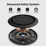 eller santé® 15W Wireless Charger MontClad Series PD & Qi Certified with Type C Cable for iPhone 17/17 Air/17 Pro/17 Pro Max, 16/16 Plus/16 Pro/16 Pro Max, iPhone 15/14/13/12/11 Series - Image 3