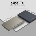 POWERUP Powerslim Mini 5000mAh Magsafe Power Bank, 15W Fast Wireless Charging | Strong Magnetic Hold | Ultra-Slim 22.5W Fast Charing Type C Port Compatible with Wireless Charging Phones - Gold - Image 5