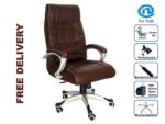 Office Chair for Computer Work & Study Chair for Home | Gaming Chairs Ergonomic Revolving Rolling for Office Work at Home (10-T-Brown) - Image 3