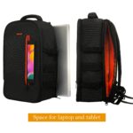 Kamron A51 Backpack Camera Bag with Laptop Compartment for DSLR Camera, Lenses, Tripod Monopod & Other Accessories (Orange) - Image 6
