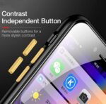 COVERBLACK Imported Smoke I_paky Case | Smoke Ultra Thin 360 Degree Protection Crystal Raised Edges | Tranparent Bumper Back Cover Case for Poco M2 - Black - Image 5