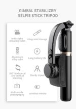 WISTAR Gimbal Stabilizer for Smartphone with Extendable Bluetooth Selfie Stick and Tripod, Multifunction Remote 360 Degree Automatic Rotation, for iPhone/Android Q08 - Image 3