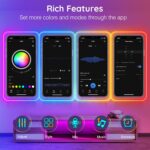 Neon Rope,16.4ft Smart RGB+IC LED Strip Lights with App & Remote Control, IP67 Waterproof Flexible Neon String for Bedroom, Music Sync, DIY Multiple Modes for Wall Gaming Home Usb Powered - Image 4