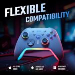 Acer Nitro Katana NT-01 Wireless Game Controller | BT + Wired USB-C | 6-Axis Gyro Motion | Dual Vibration Motors | 20 Buttons | Hall Effect Triggers | 900mAh Battery | Switch/Android/iOS/PC Compatible - Image 3