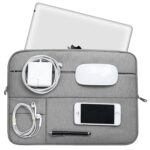Probus 13.3 Inch Laptop Sleeve Briefcase Notebook Case Cover Handbag Business Office Travel Bag(Grey) - Image 3