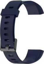 AIFEI Compatible with Realme Smart Band 2022 Silicone Realme Band Bracelet RMA183 Strap with Black Metal Buckle Stylish (Tracker Not Included) Set of 3 - Image 3