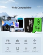 KEXIN 32GB Micro SD Card 5 Pack with SD Adapter microSDHC Memory Card UHS-I C10 U1 Micro SD Card Full HD High Speed TF Card for Smartphone Tablet Dash Cam Drone Game Console, 5 Pack 32 GB - Image 3