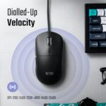 acer Nitro 7 Wired Gaming Mouse | 7-Button RGB Lighting | 1200–12400 DPI Sensor | 1000Hz Polling Rate | 1.5M Paracord Cable | 50M Click Switches | Lightweight 79g | PC/Laptop Compatible – Black - Image 3